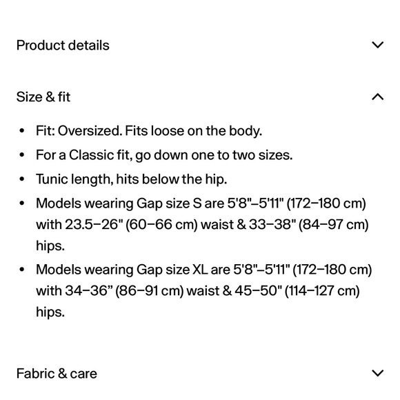 Gap 100% cotton oversized sweater size M - Picture 5 of 5